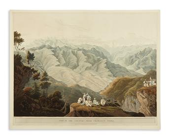 FRASER, JAMES BAILLIE (after). 3 hand-colored aquatint plates,